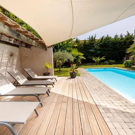 Escapade Ensoleillee Avec Piscine Et Jacuzzi - Mathis Cote D'azur Villa Antibes